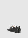 Sapatos com Fivela em Preto